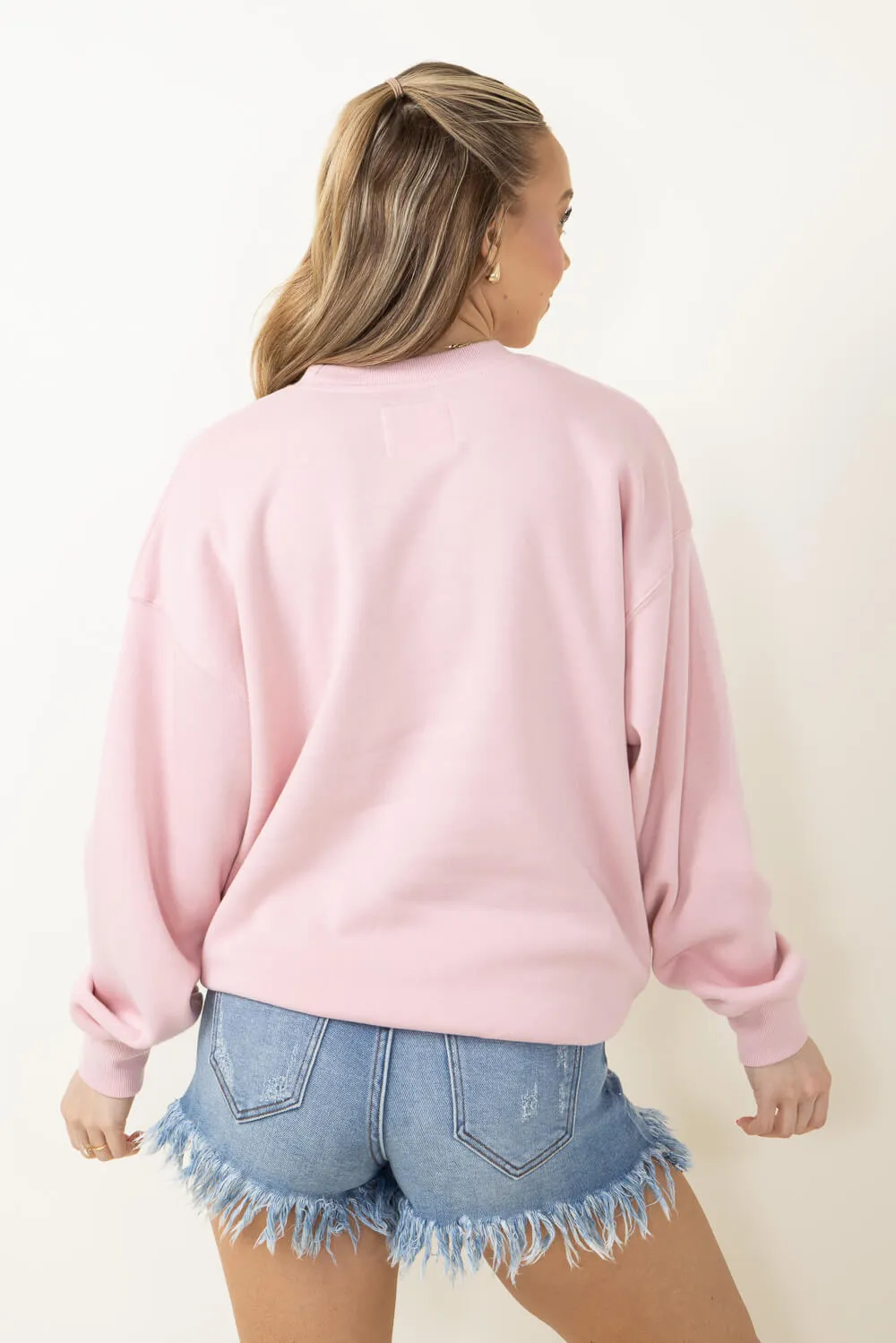 1897 Active Sunshine Fleece Sweatshirt for Women in Pink | GT065-PINK