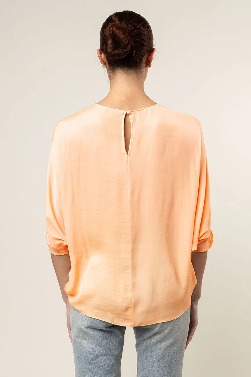 3/4 Sleeve Batwing Blouse