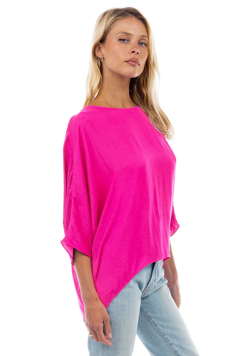 3/4 Sleeve Batwing Blouse