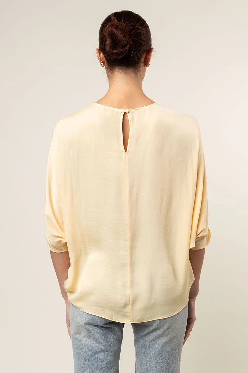 3/4 Sleeve Batwing Blouse