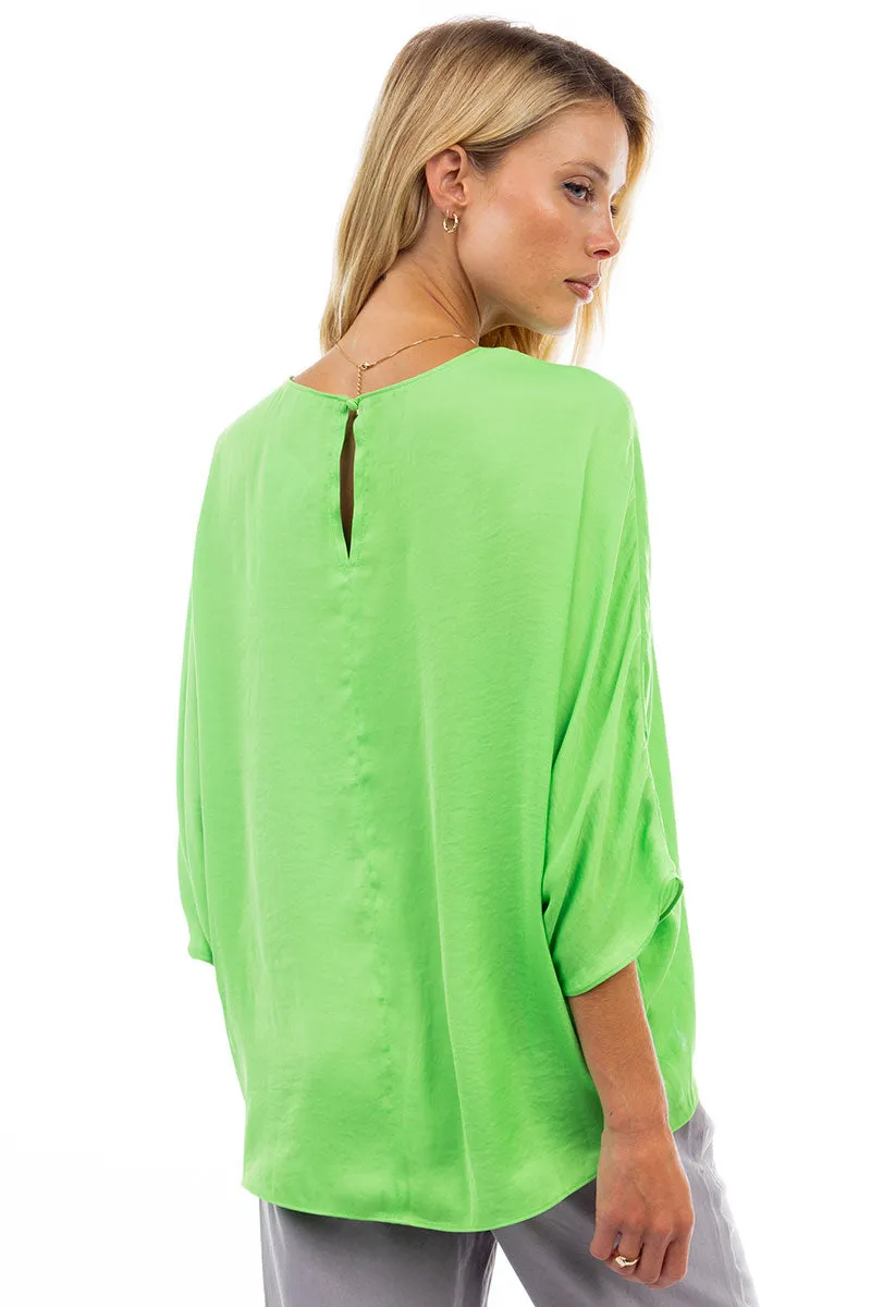 3/4 Sleeve Batwing Blouse