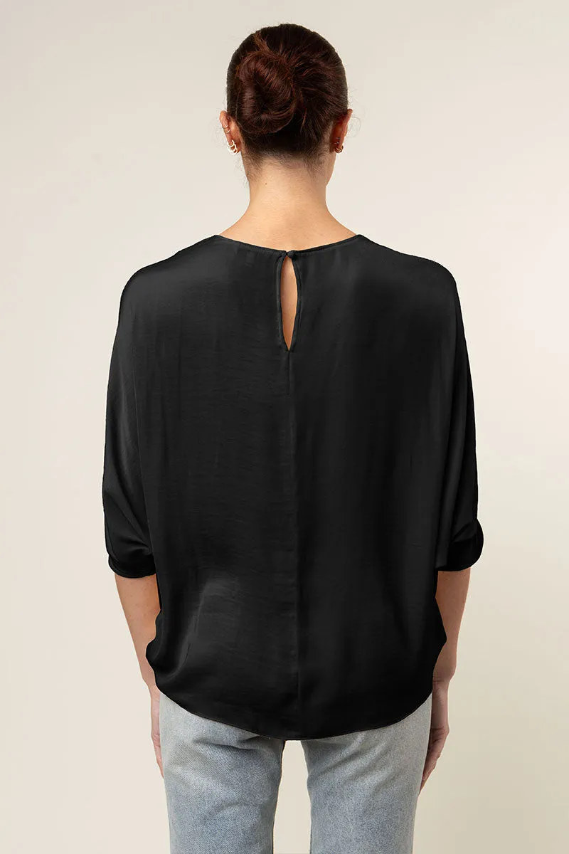 3/4 Sleeve Batwing Blouse