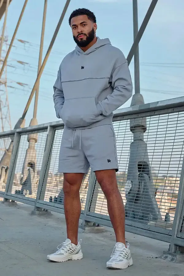 5105 - Piping Collection - Hoodies Light Blue