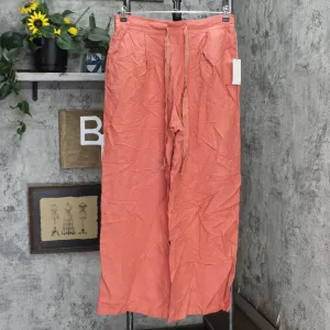 A New Day Women's Mid-Rise Wide Leg Pull-On Pants 566035 Red L