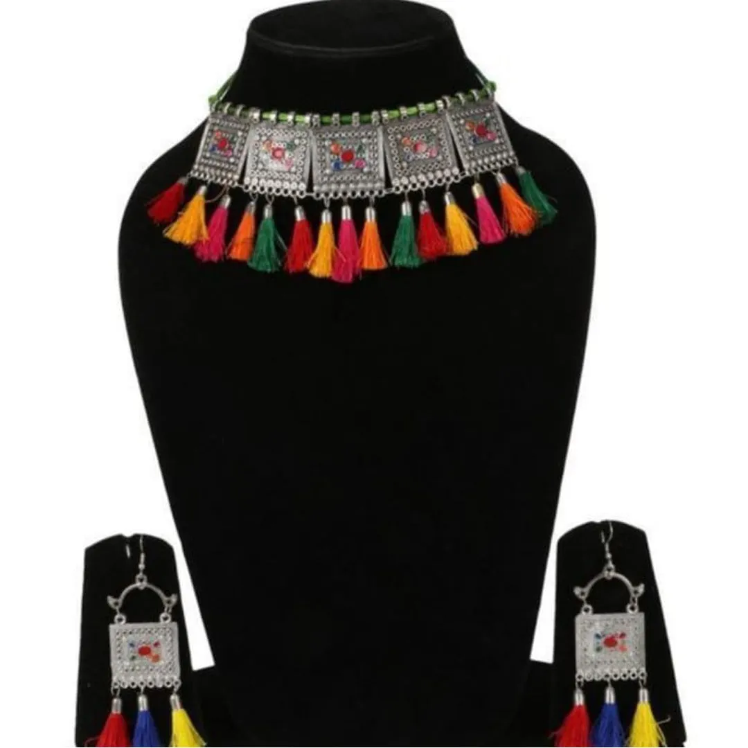 Afghani Style Multi Thread Choker Set