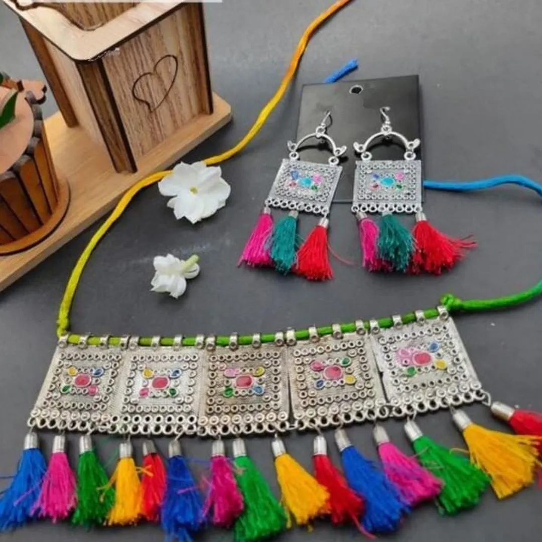 Afghani Style Multi Thread Choker Set