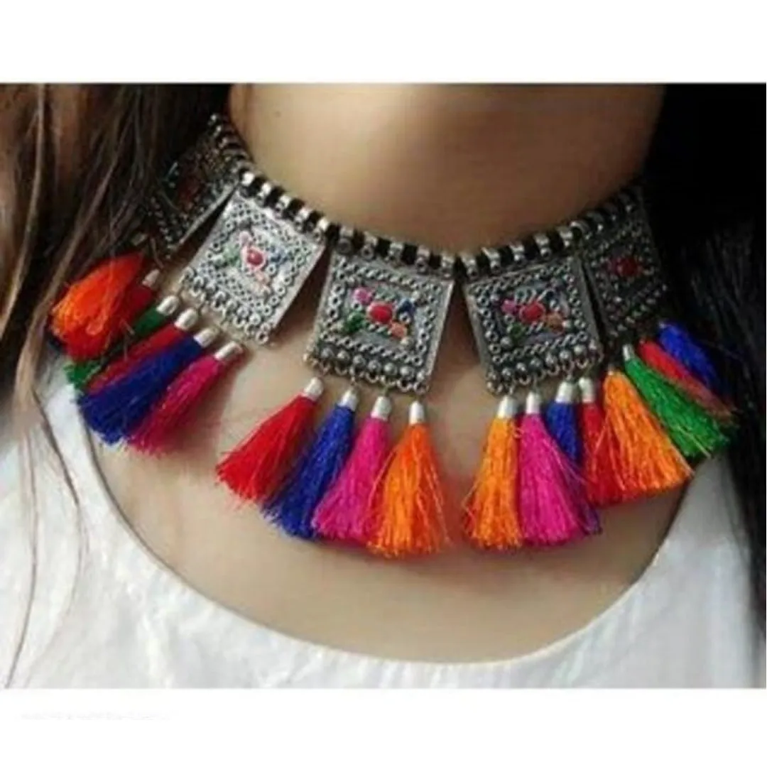 Afghani Style Multi Thread Choker Set