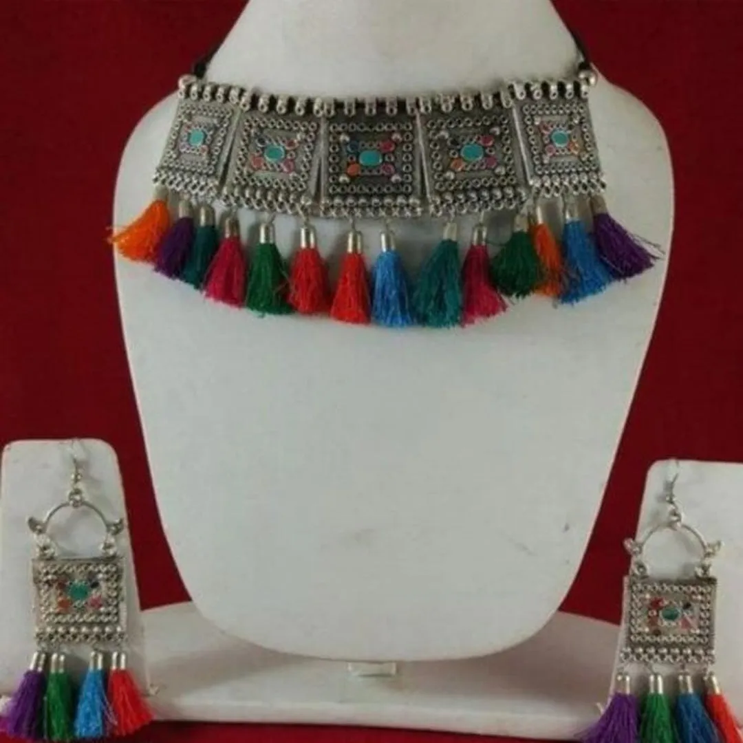 Afghani Style Multi Thread Choker Set