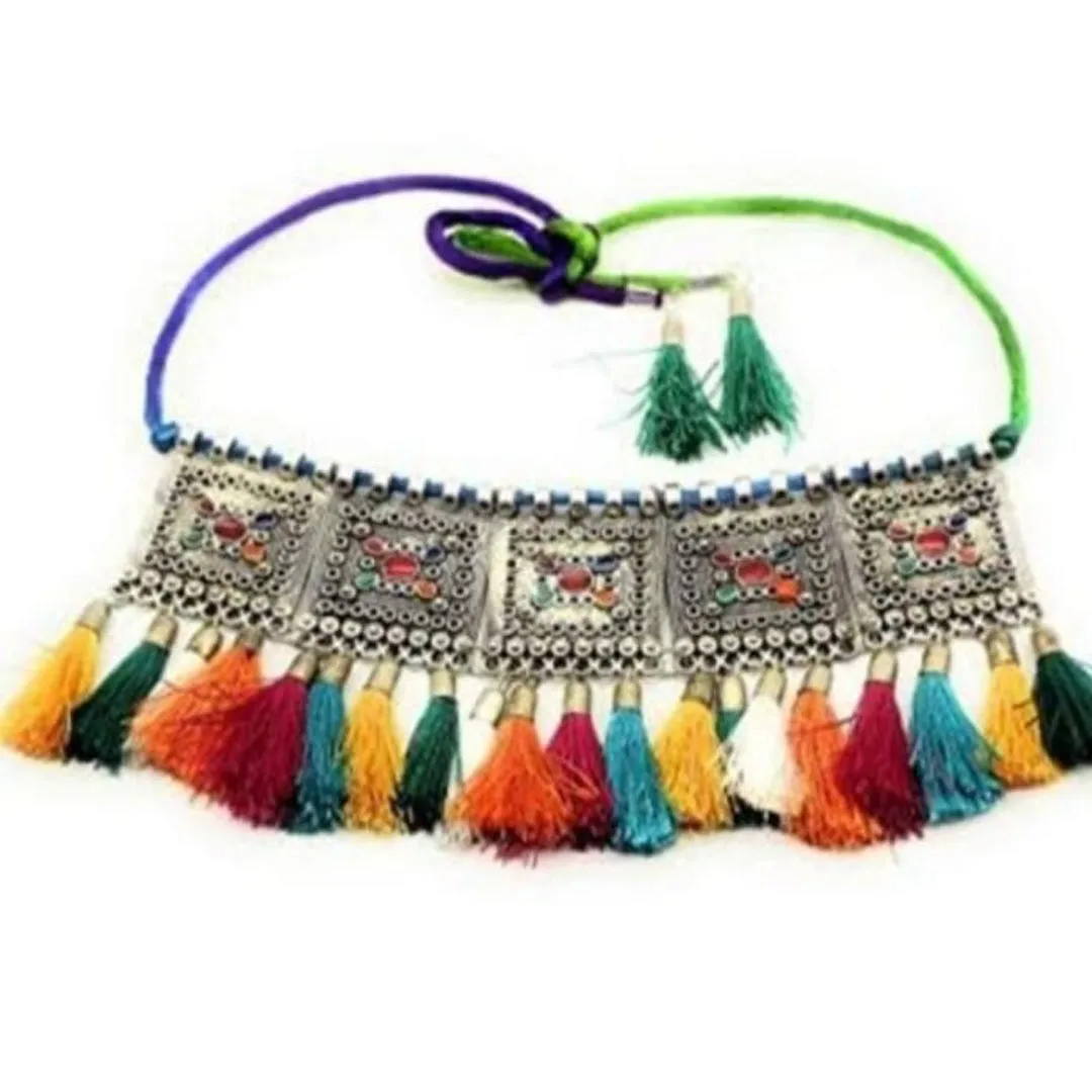 Afghani Style Multi Thread Choker Set