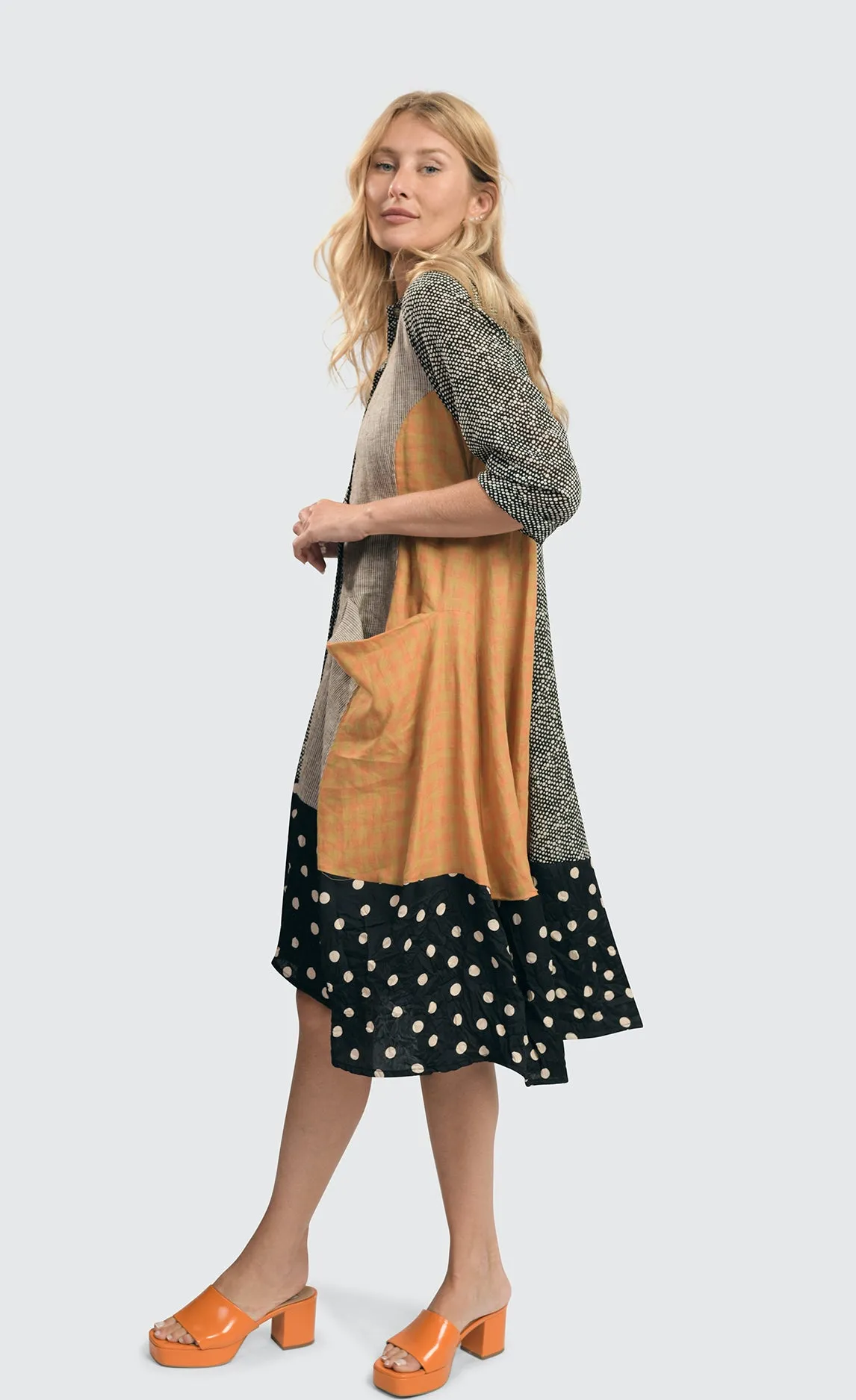 Alembika Mix Meredith Trapeze Shirtdress