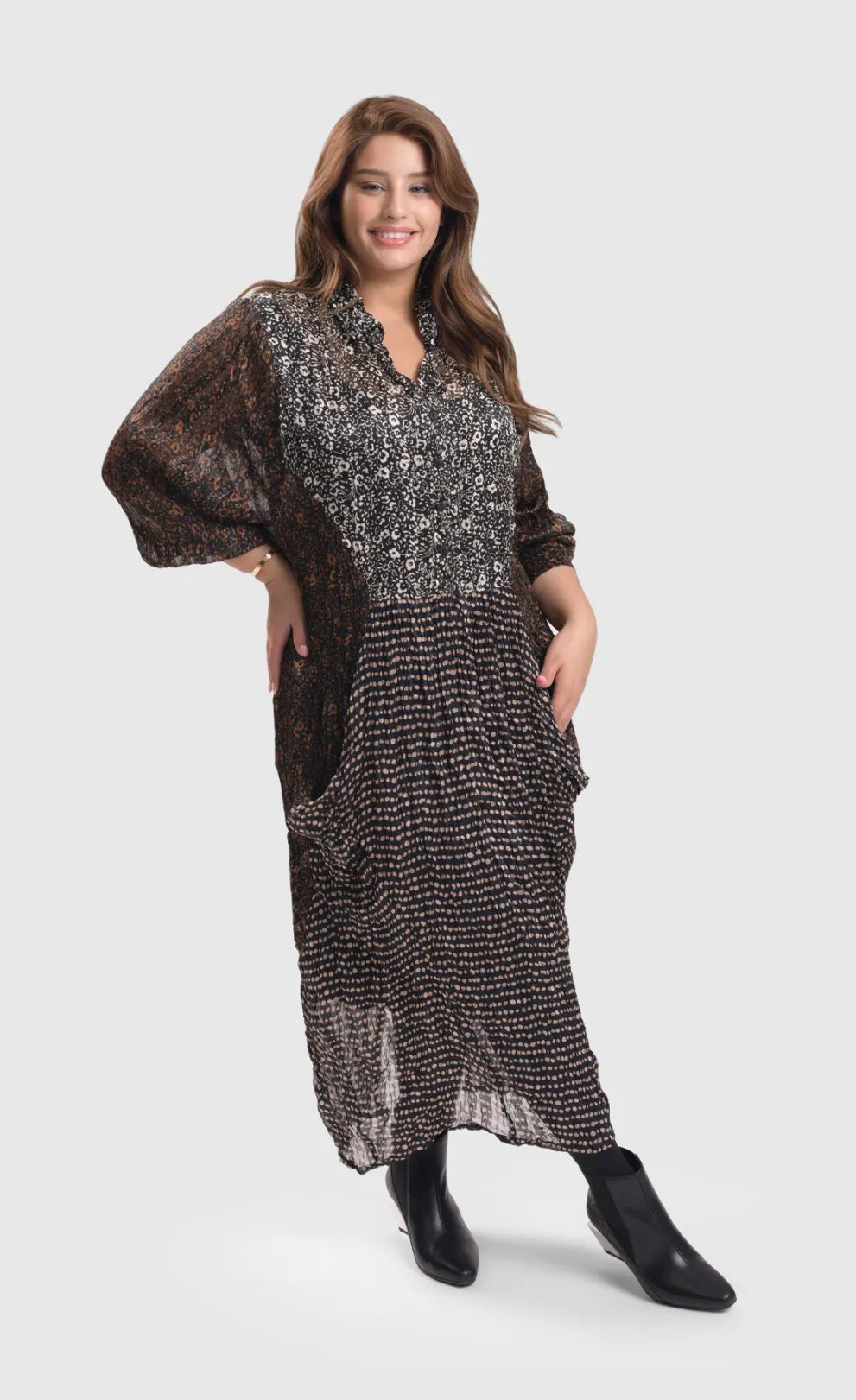 Alembika Russet Talia Cocoon Dress