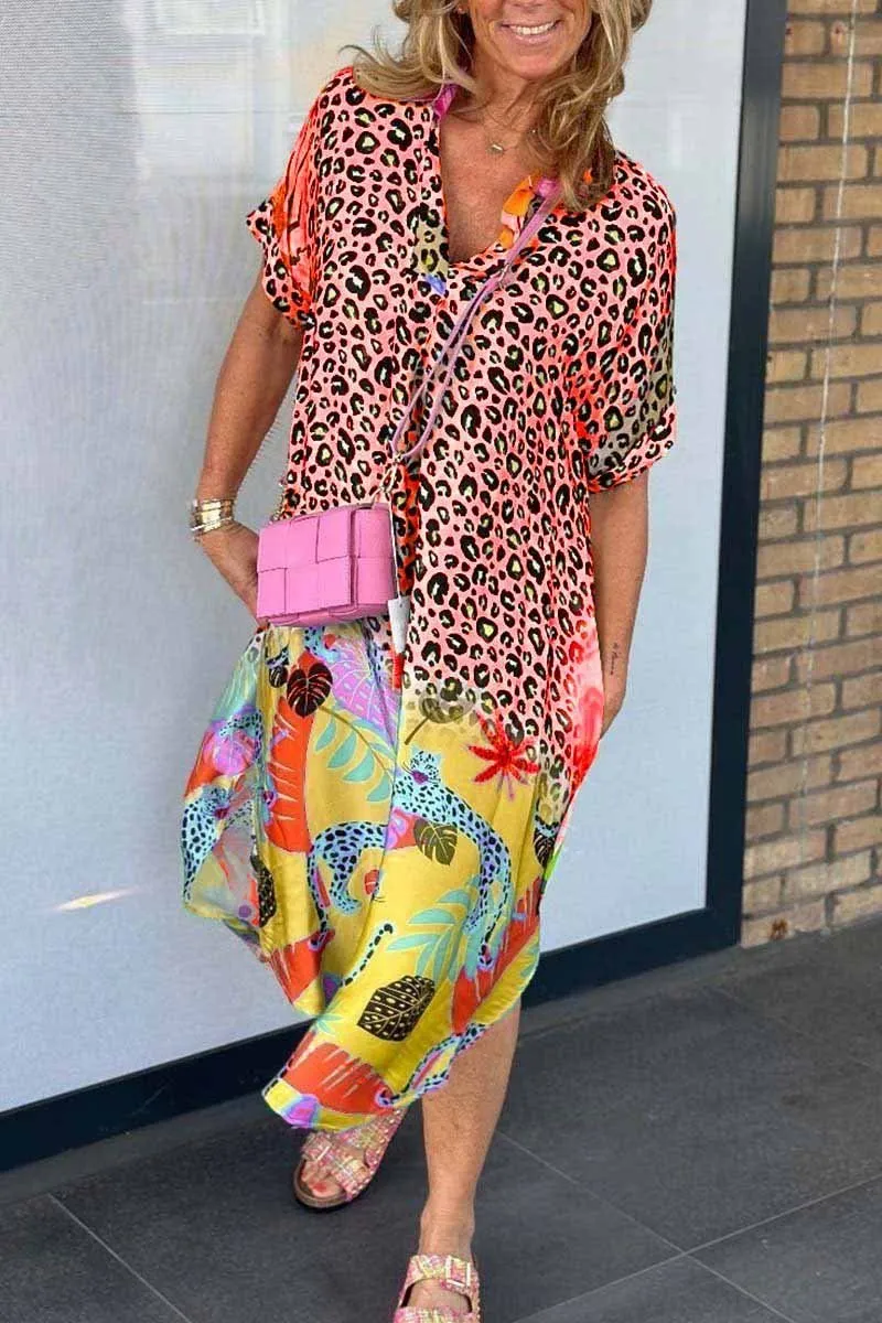 Amanda | Relaxed Leopard Dress