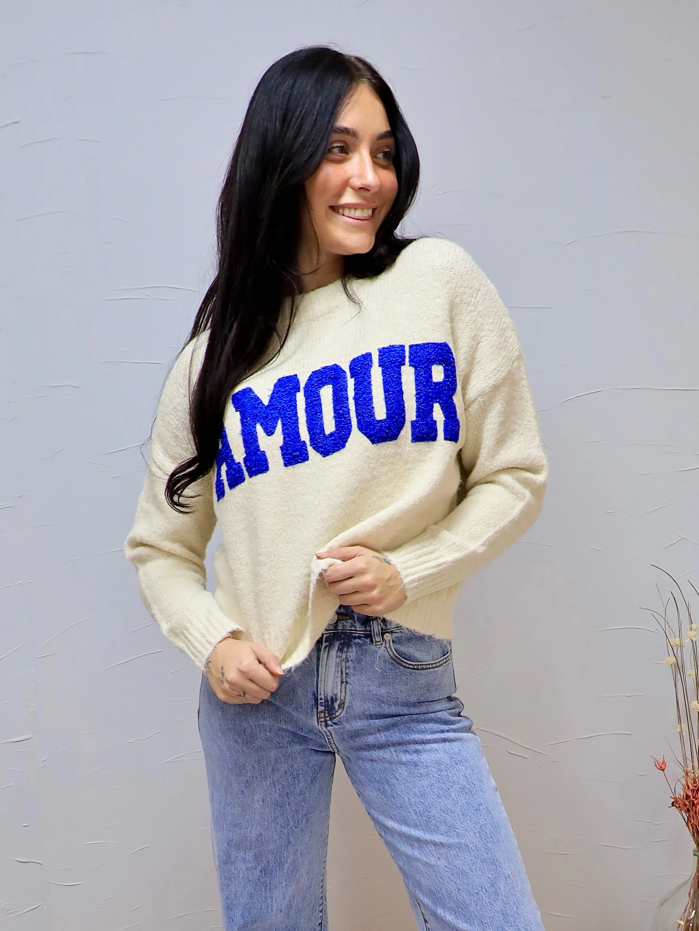 Amour Patch Sweater