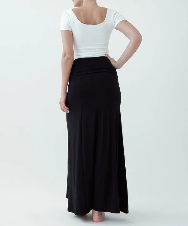 BAMBOO classic maxi skirt