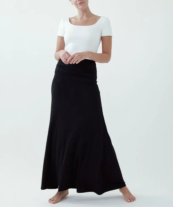 BAMBOO classic maxi skirt