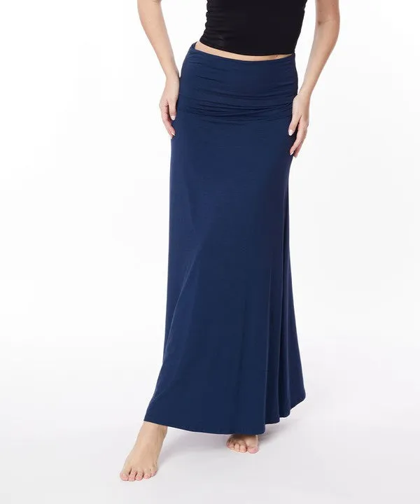 BAMBOO classic maxi skirt