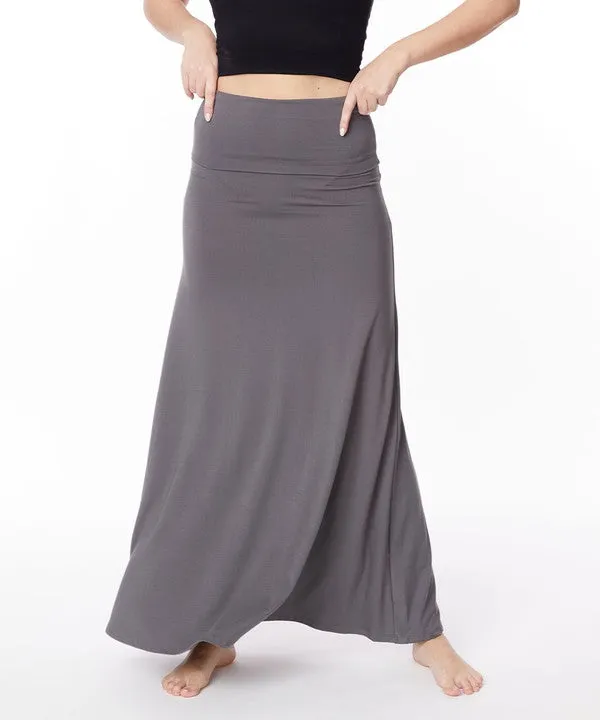 BAMBOO classic maxi skirt