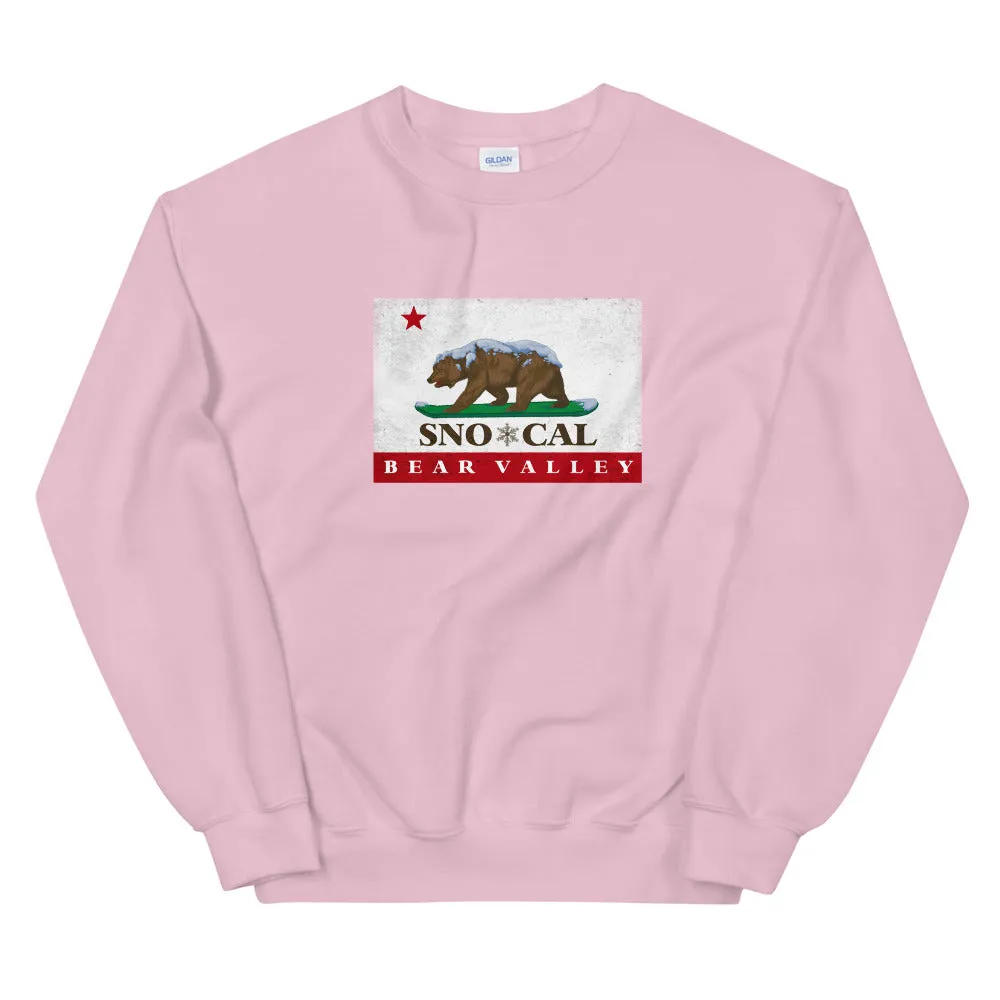 Bear Valley CA Flag Sweatshirt