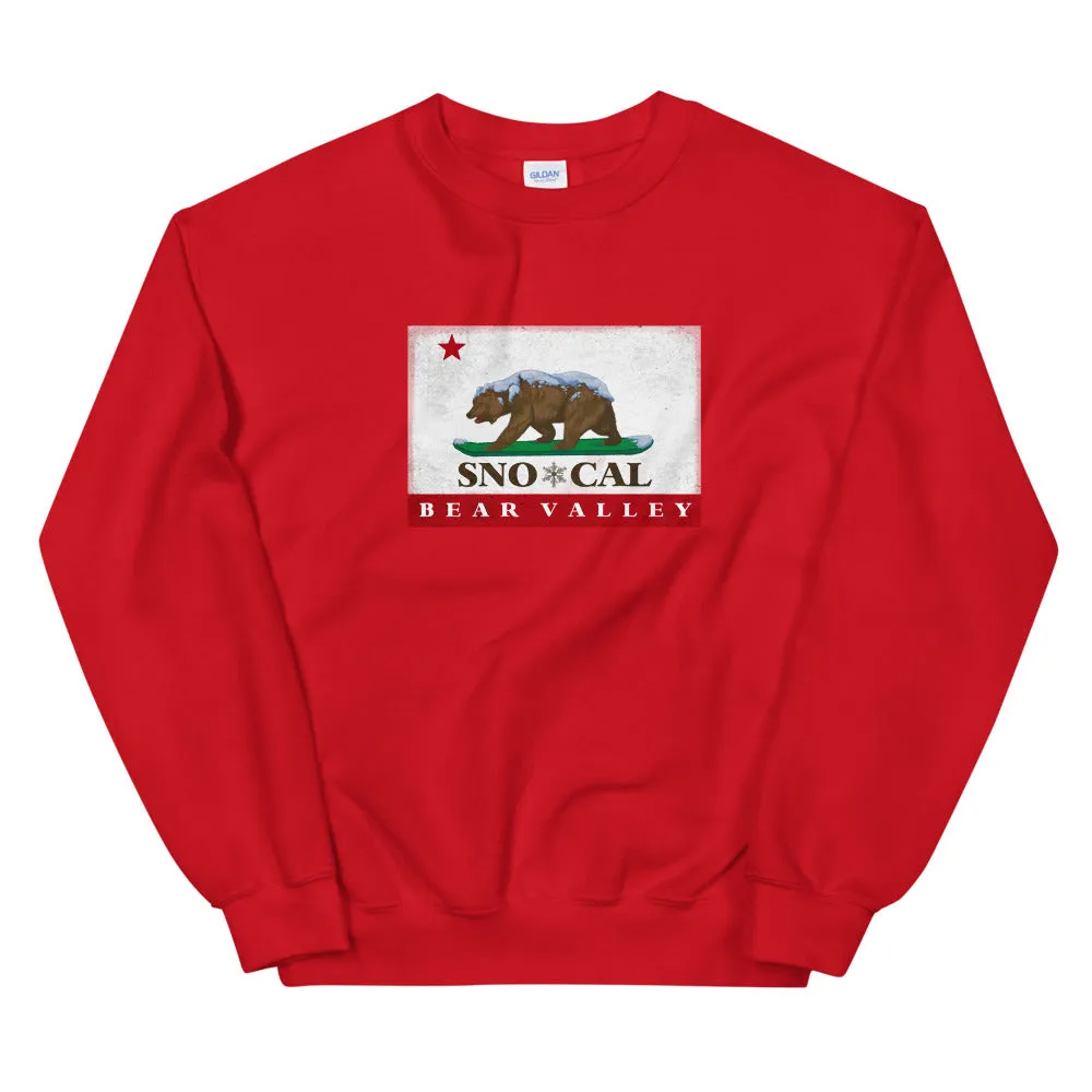 Bear Valley CA Flag Sweatshirt