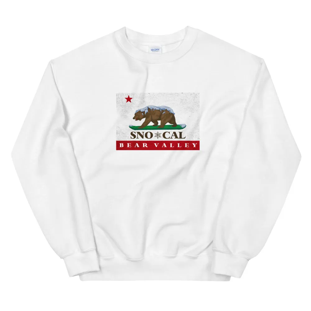 Bear Valley CA Flag Sweatshirt