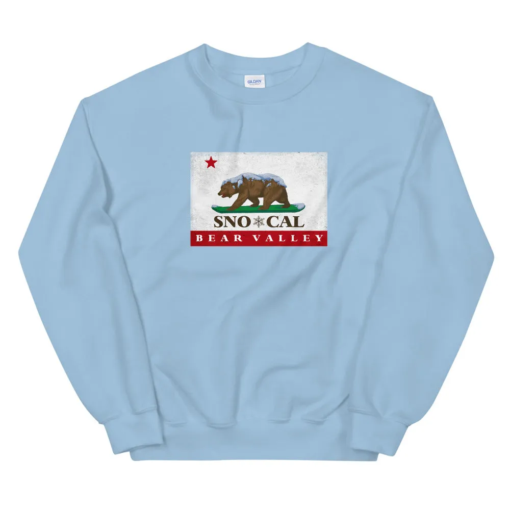 Bear Valley CA Flag Sweatshirt