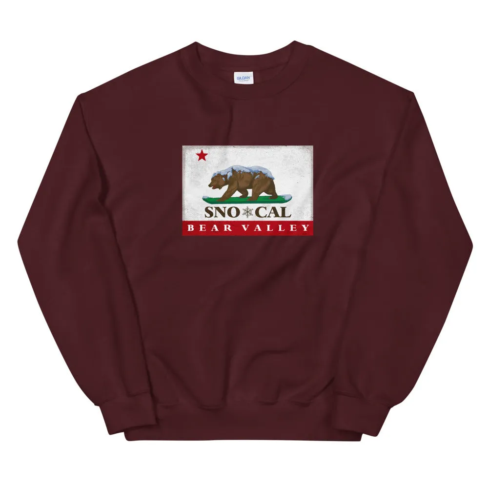 Bear Valley CA Flag Sweatshirt
