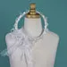 Bishop First Communion  Dress White Cotton Fabric, Angel Slevees ,  Smocked Dresses,Hand Made