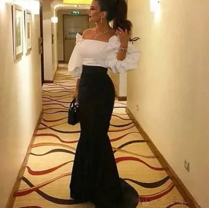Black and White Evening Dress – Elegant Formal Gown | ShopisGlam
