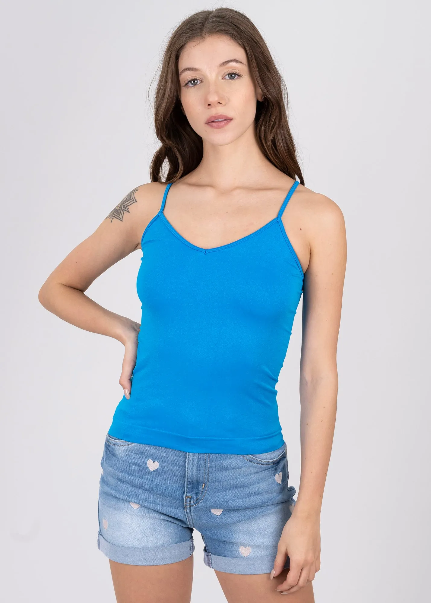 Blusa Ajustada Tirantes