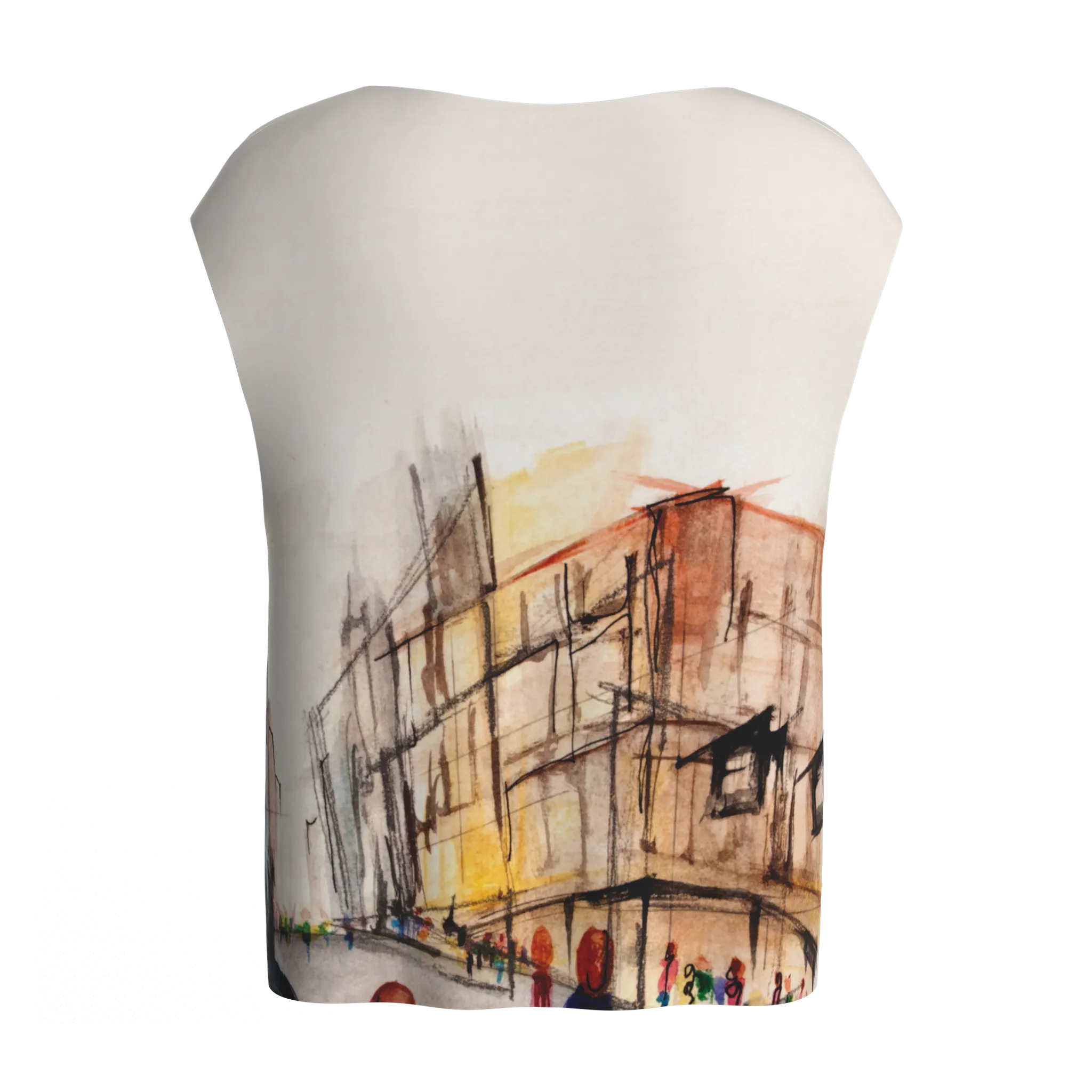 Boat Neck New York Blouse