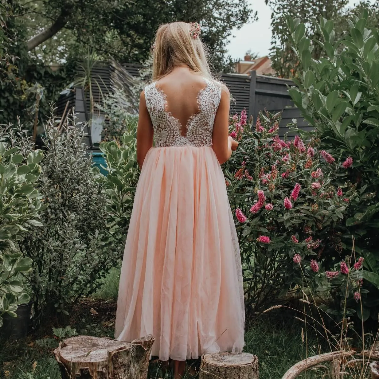 Bohemian Classic Dress - Blush