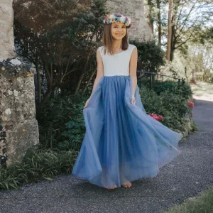 Bohemian Classic Dress - Dusty Blue