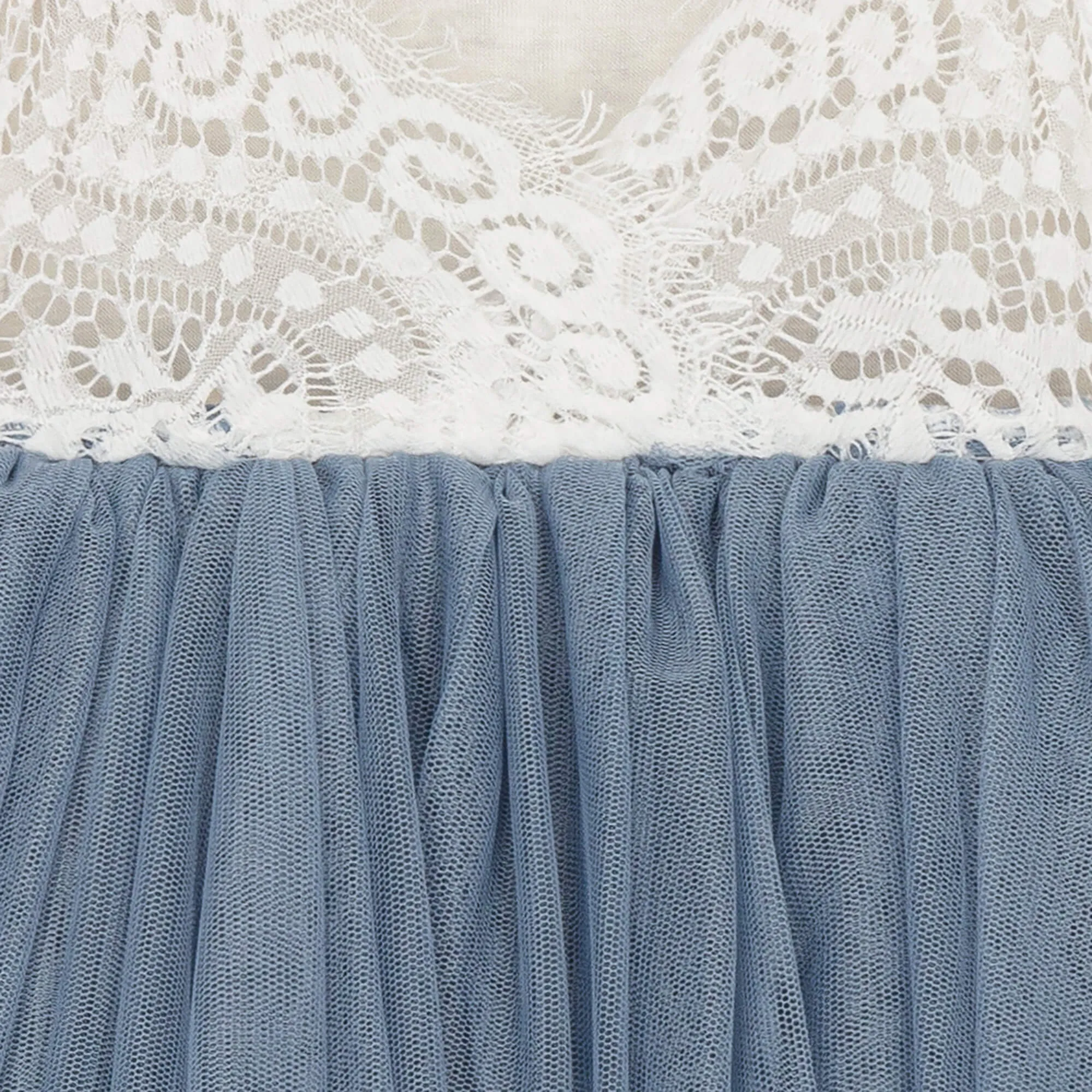 Bohemian Classic Dress - Dusty Blue