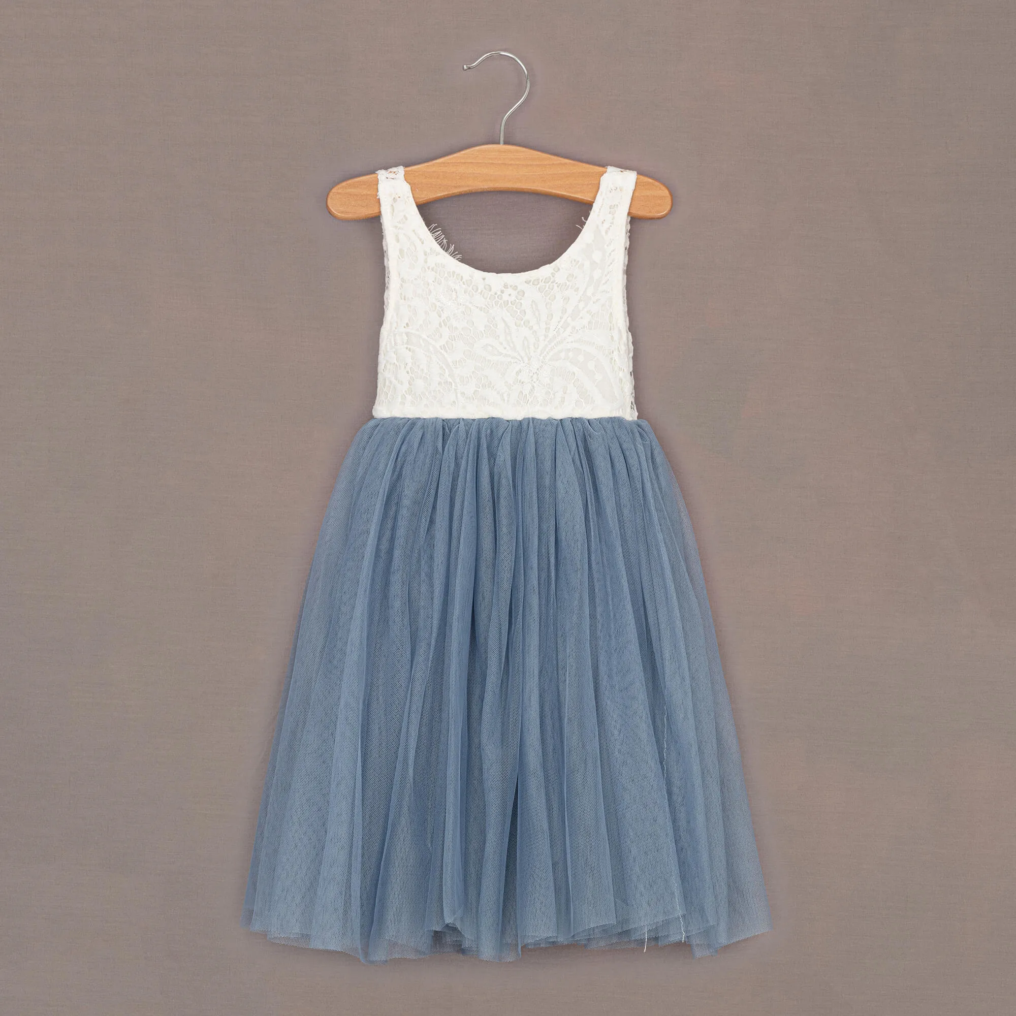 Bohemian Classic Dress - Dusty Blue