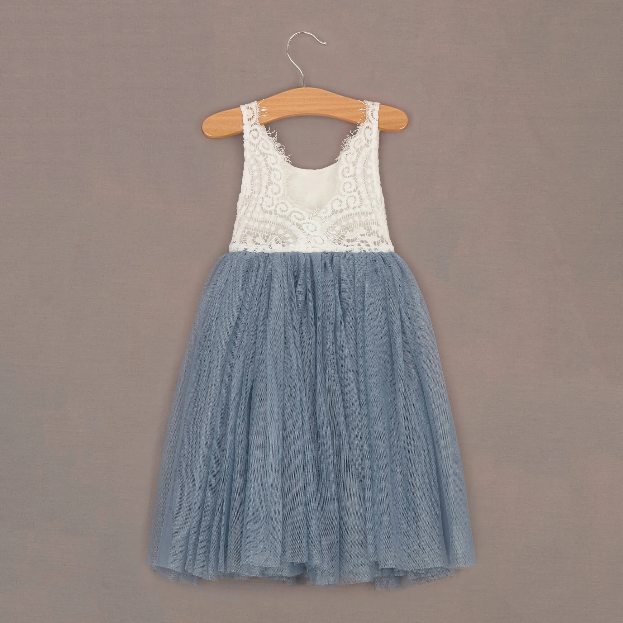 Bohemian Classic Dress - Dusty Blue