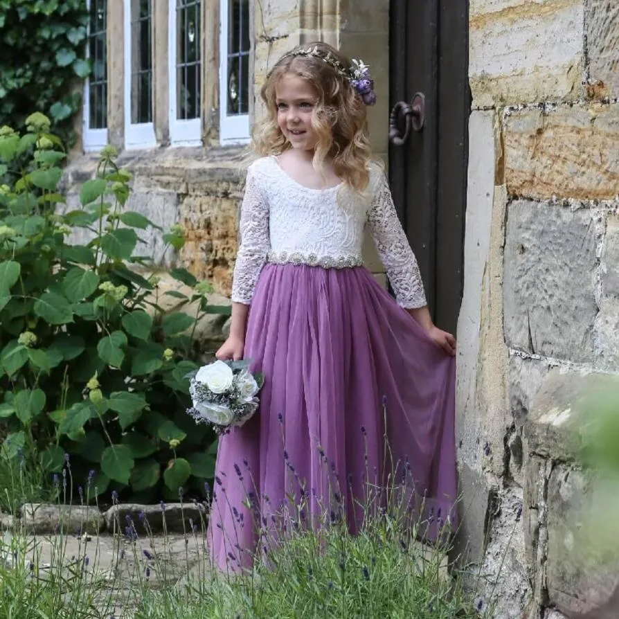 Bohemian Classic Long Sleeve Dress - Heather
