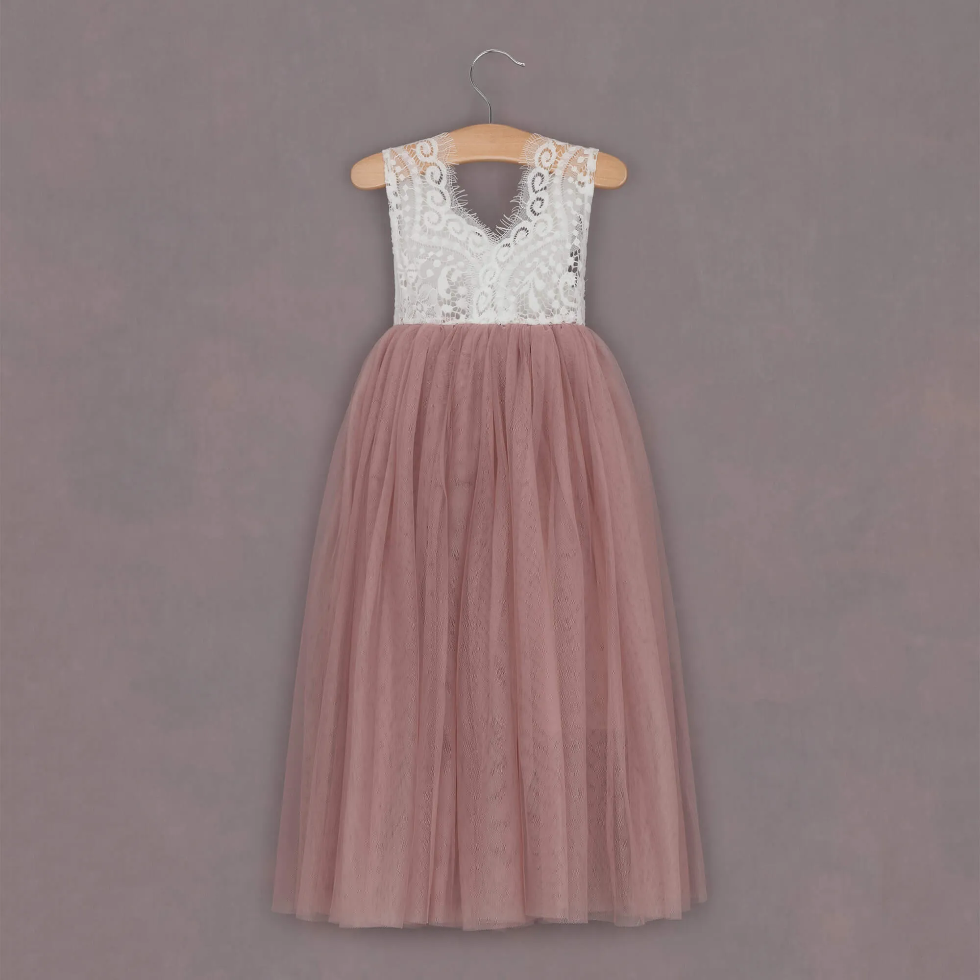 Bohemian Classic Sleeveless Dress - Dusty Rose