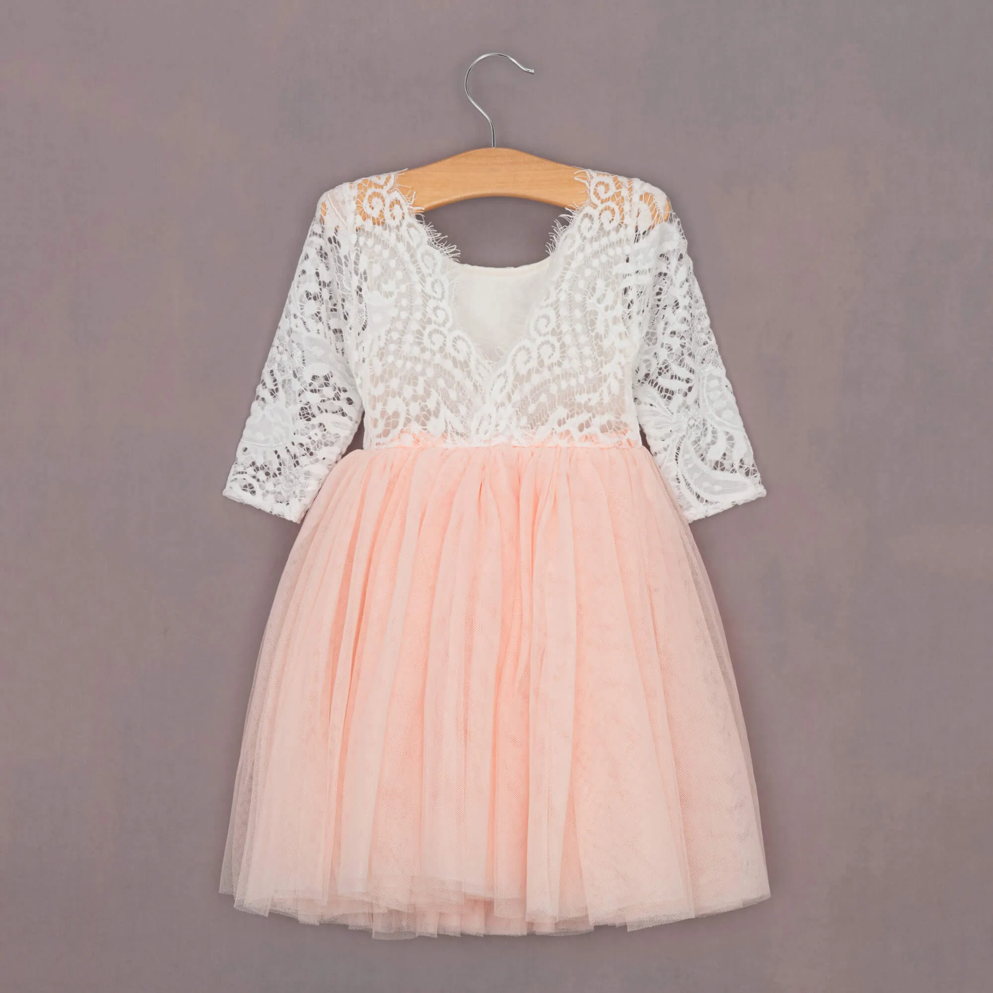 Bohemian Classic Tea Dress - Blush