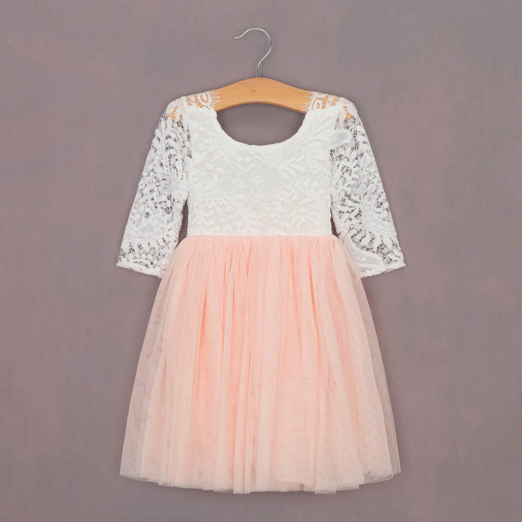 Bohemian Classic Tea Dress - Blush