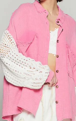 Breezy Button-Up Top