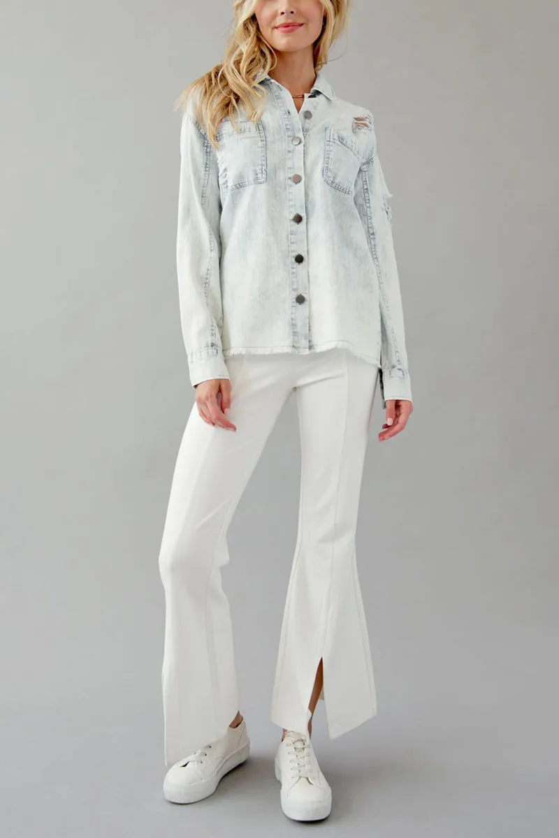 Breezy Denim Shirt