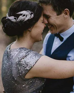 Bridal headpieces - ON SALE - Grace by Stephanie Browne