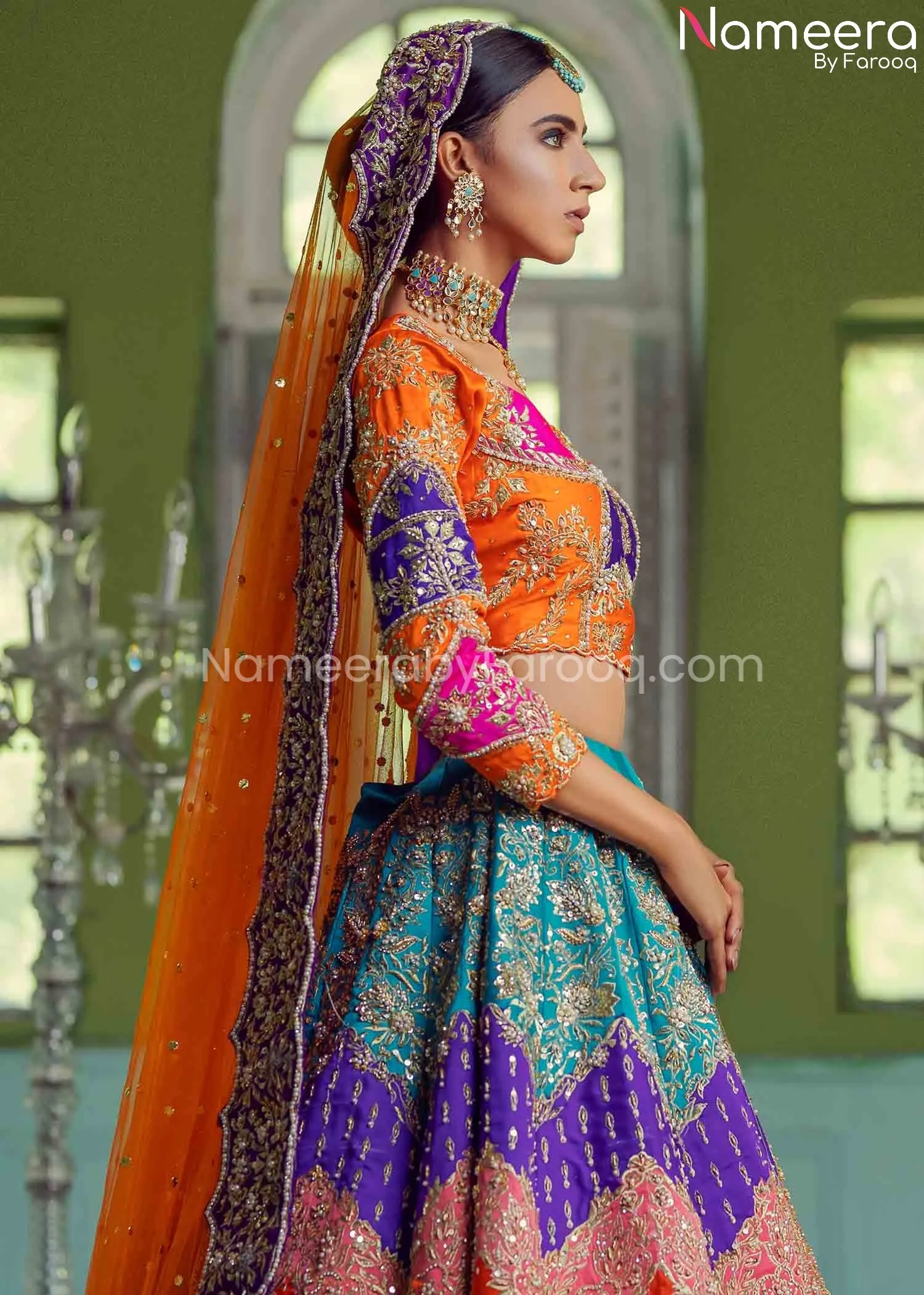 Bridal Lehenga Choli Traditional Indian Lehengas Dress #BS613