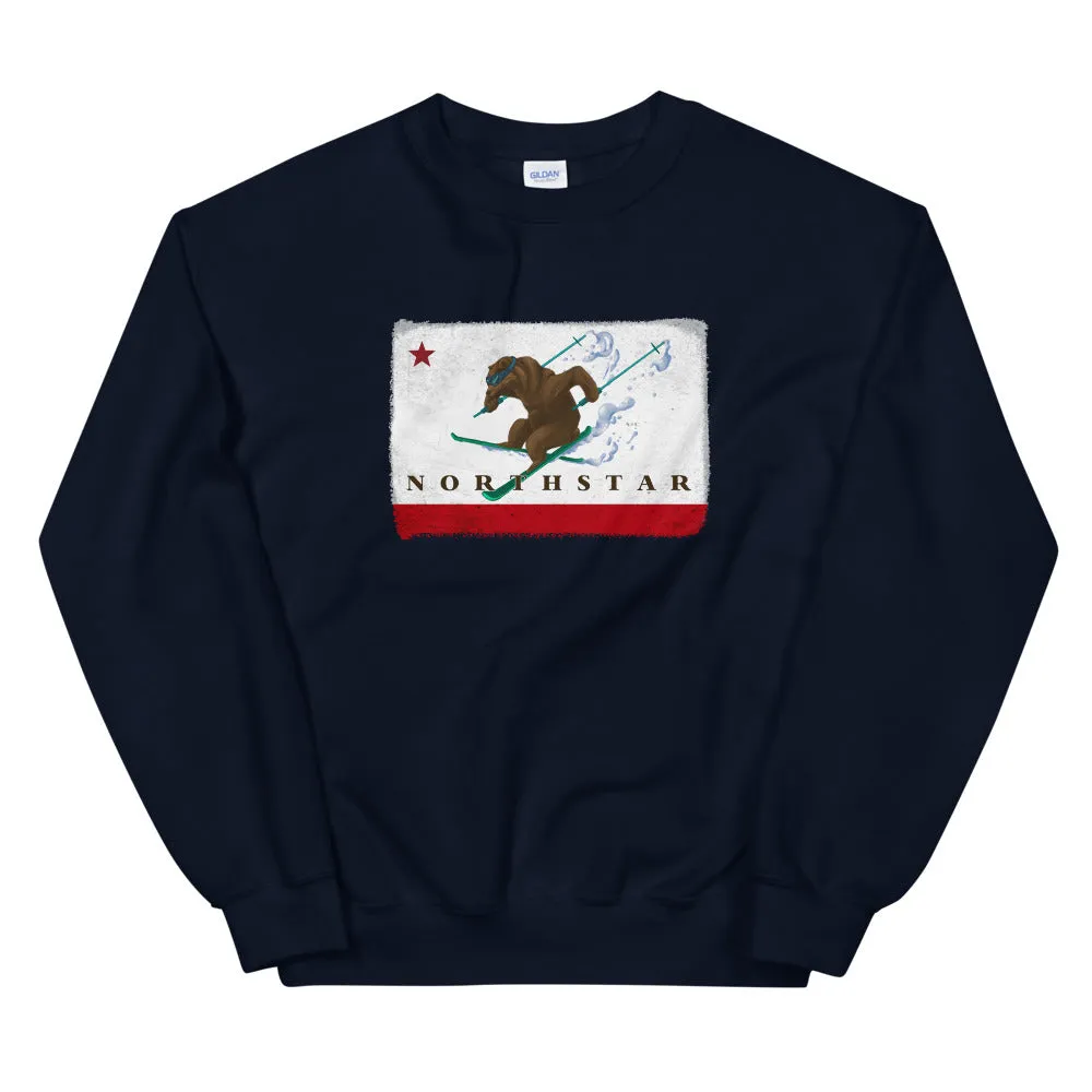 CA Grizzly Bear Skiing NorthStar Sweatshirt