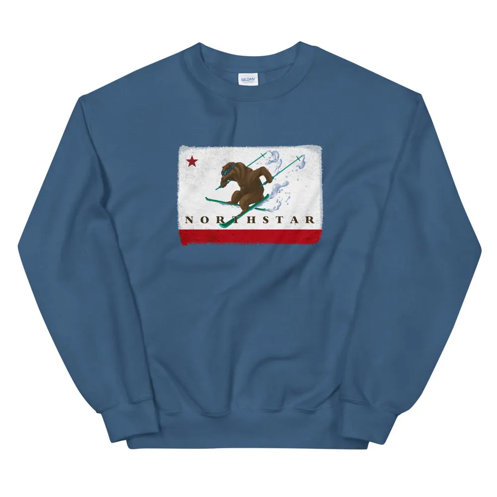 CA Grizzly Bear Skiing NorthStar Sweatshirt