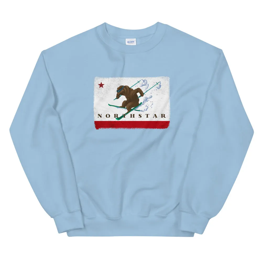 CA Grizzly Bear Skiing NorthStar Sweatshirt