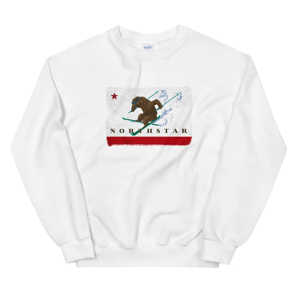 CA Grizzly Bear Skiing NorthStar Sweatshirt
