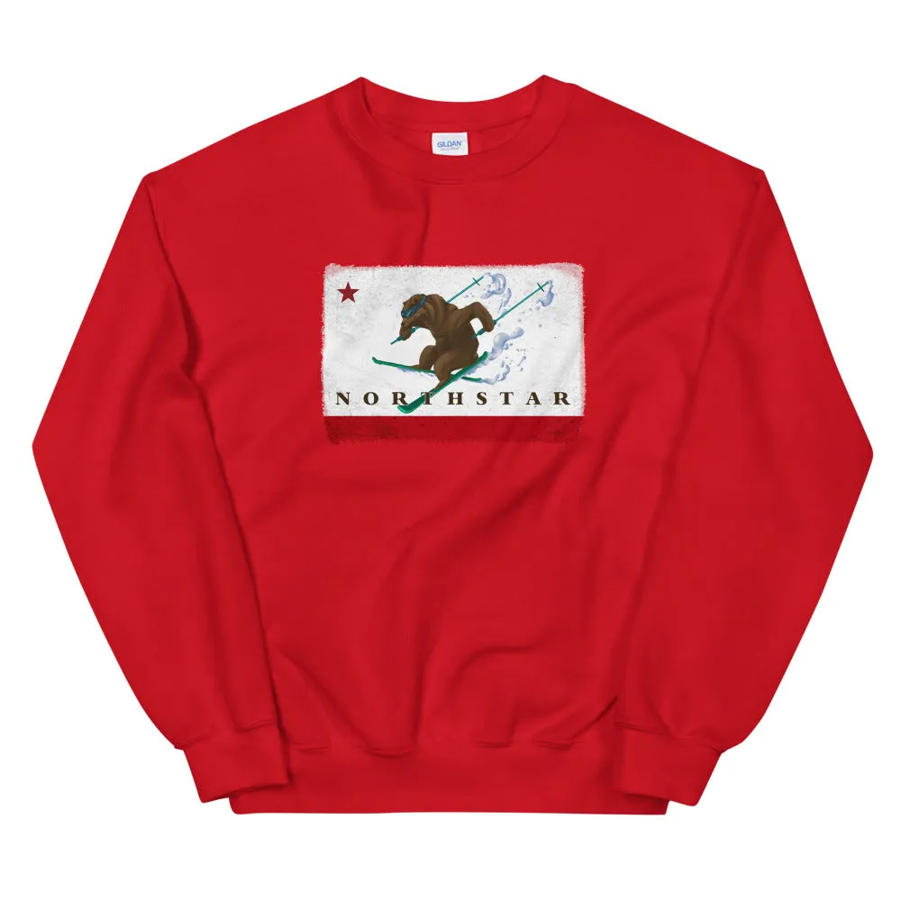CA Grizzly Bear Skiing NorthStar Sweatshirt