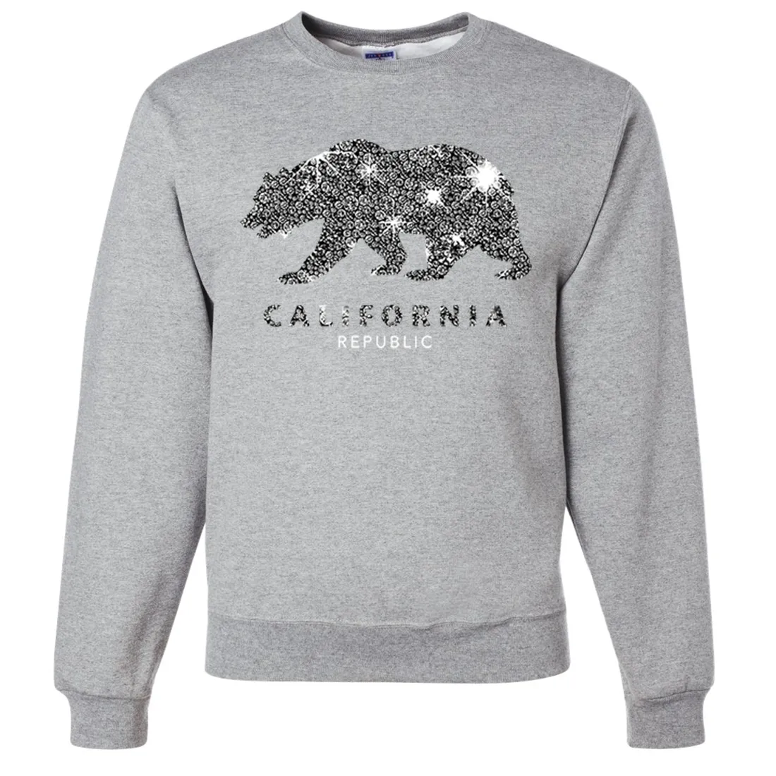 California Republic Sparkle Crewneck Sweatshirt