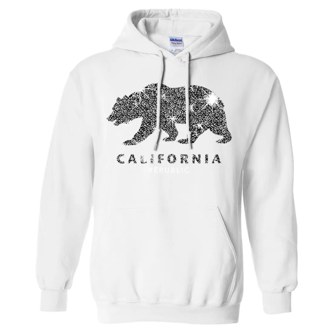 California Republic Sparkle Sweatshirt Hoodie